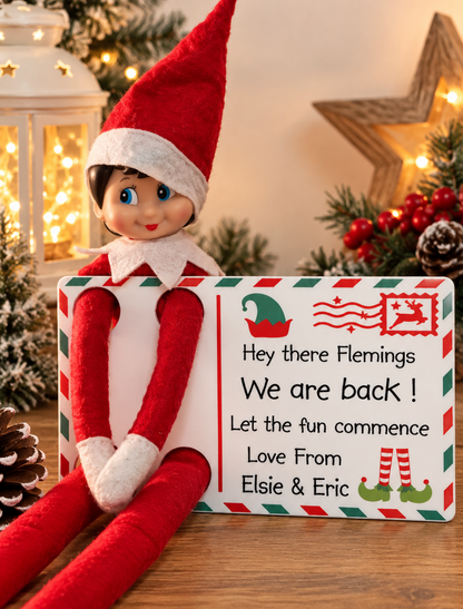 Elf acrylic postcards