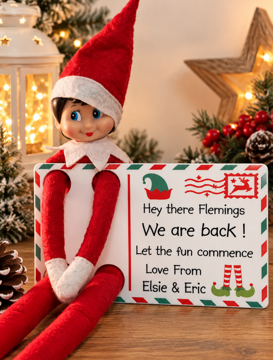 Elf acrylic postcards