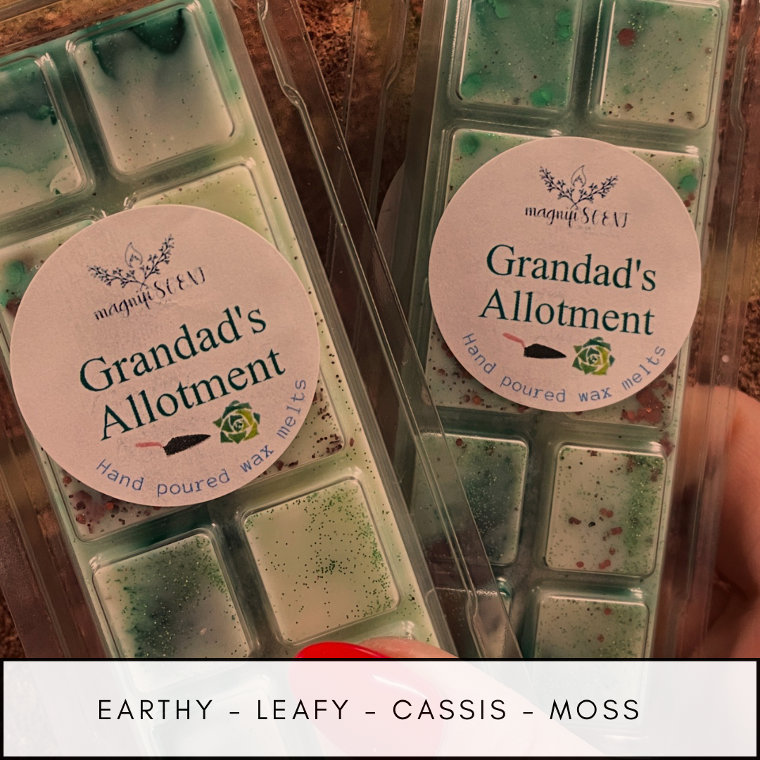 Large wax bars - floral  and outdoors scents
