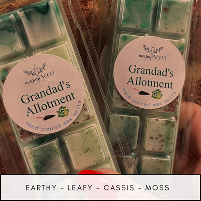 Large wax bars - floral  and outdoors scents